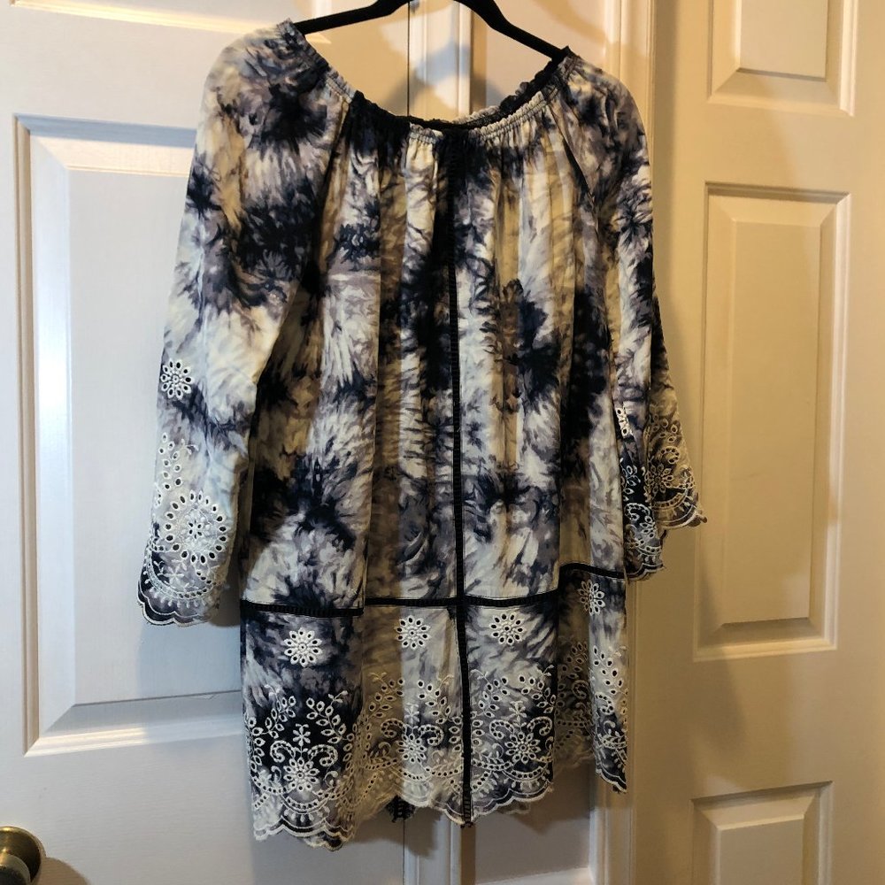 Romeo Juliet Couture Off Shoulder Tie Dye Dress S